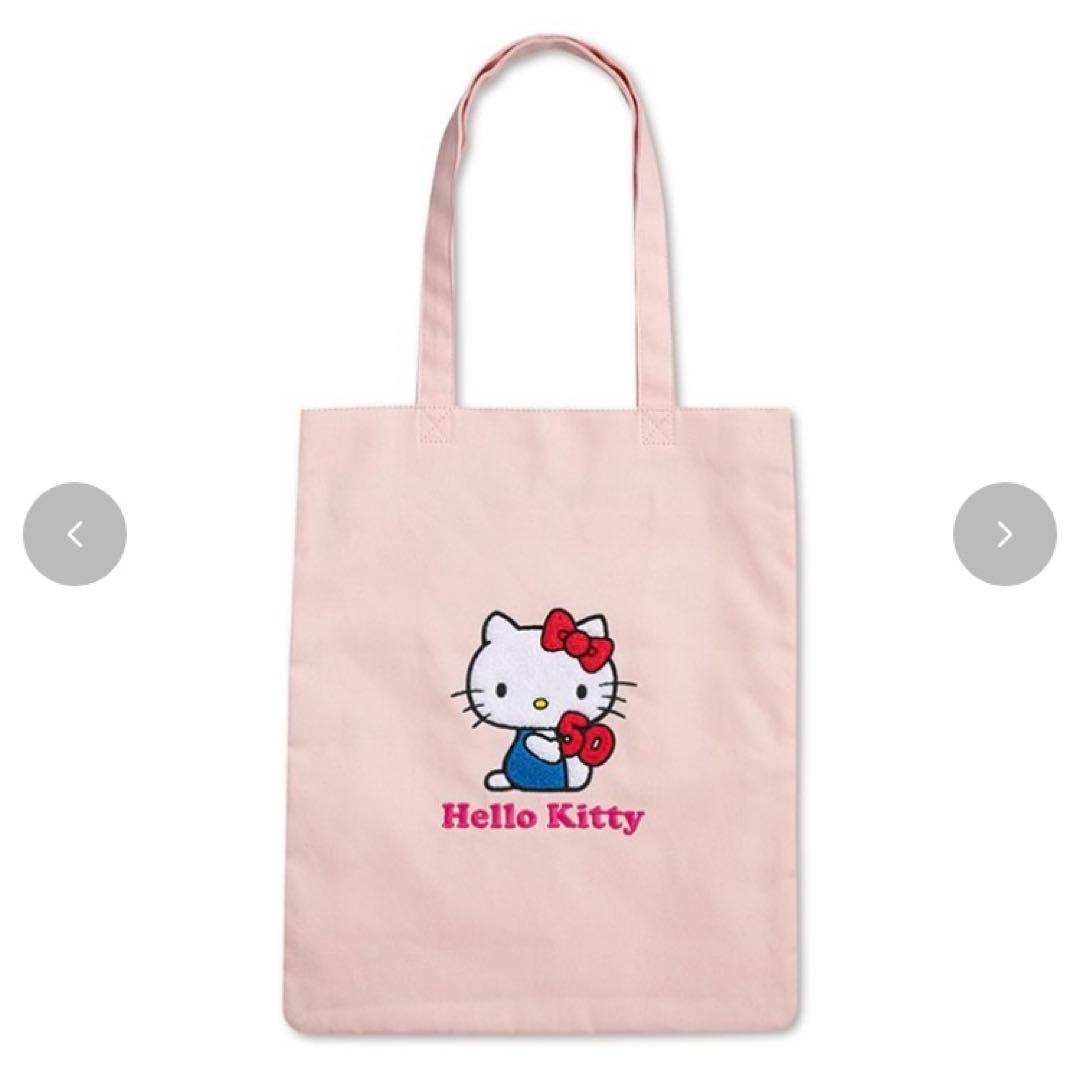 キティ 50周年 トートバッグ ピンク しまむら - メルカリ