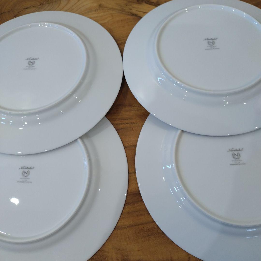 【定価6万円】美品　ノリタケ 食器 ハンプシャープラチナ20ｐｃディナーセット