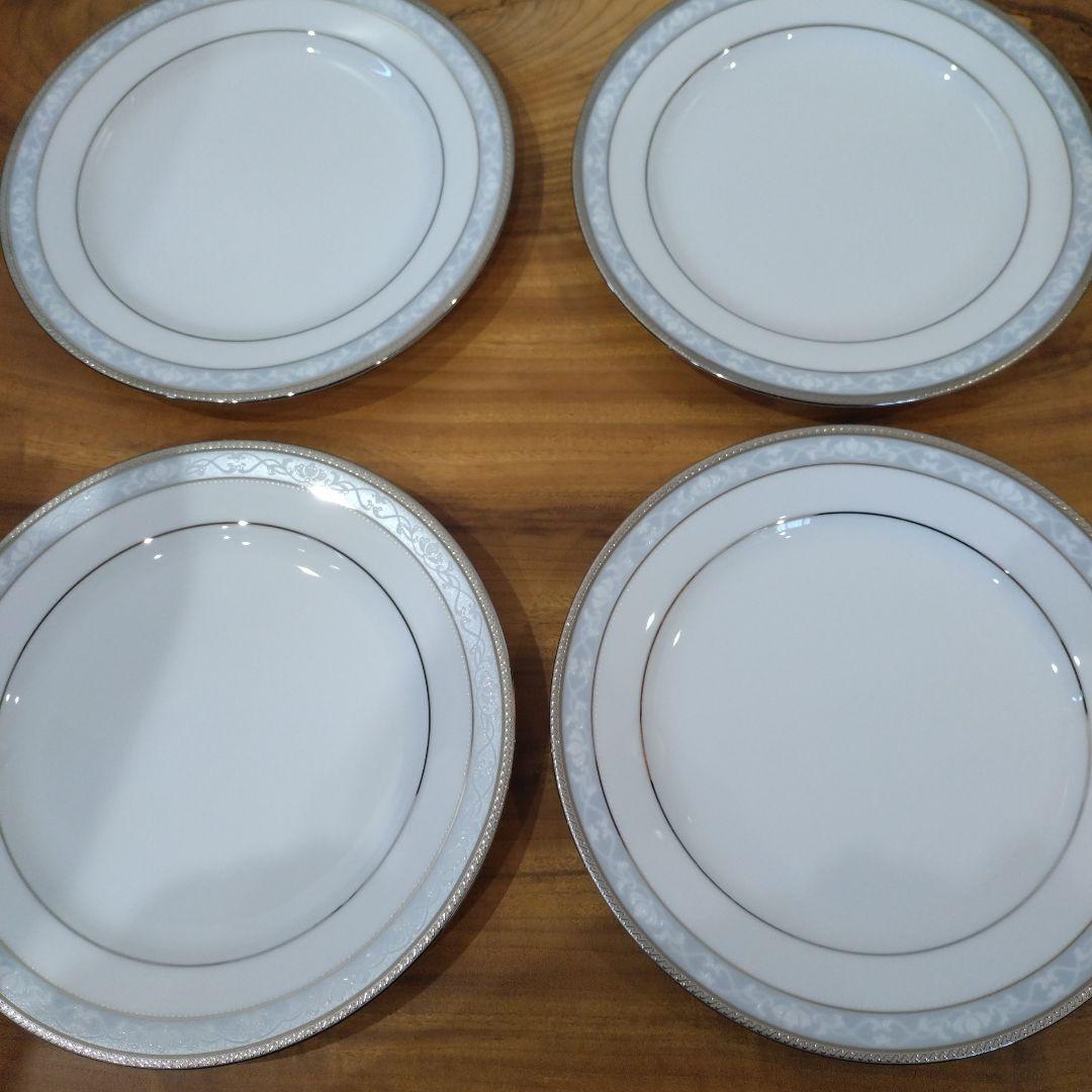 【定価6万円】美品　ノリタケ 食器 ハンプシャープラチナ20ｐｃディナーセット