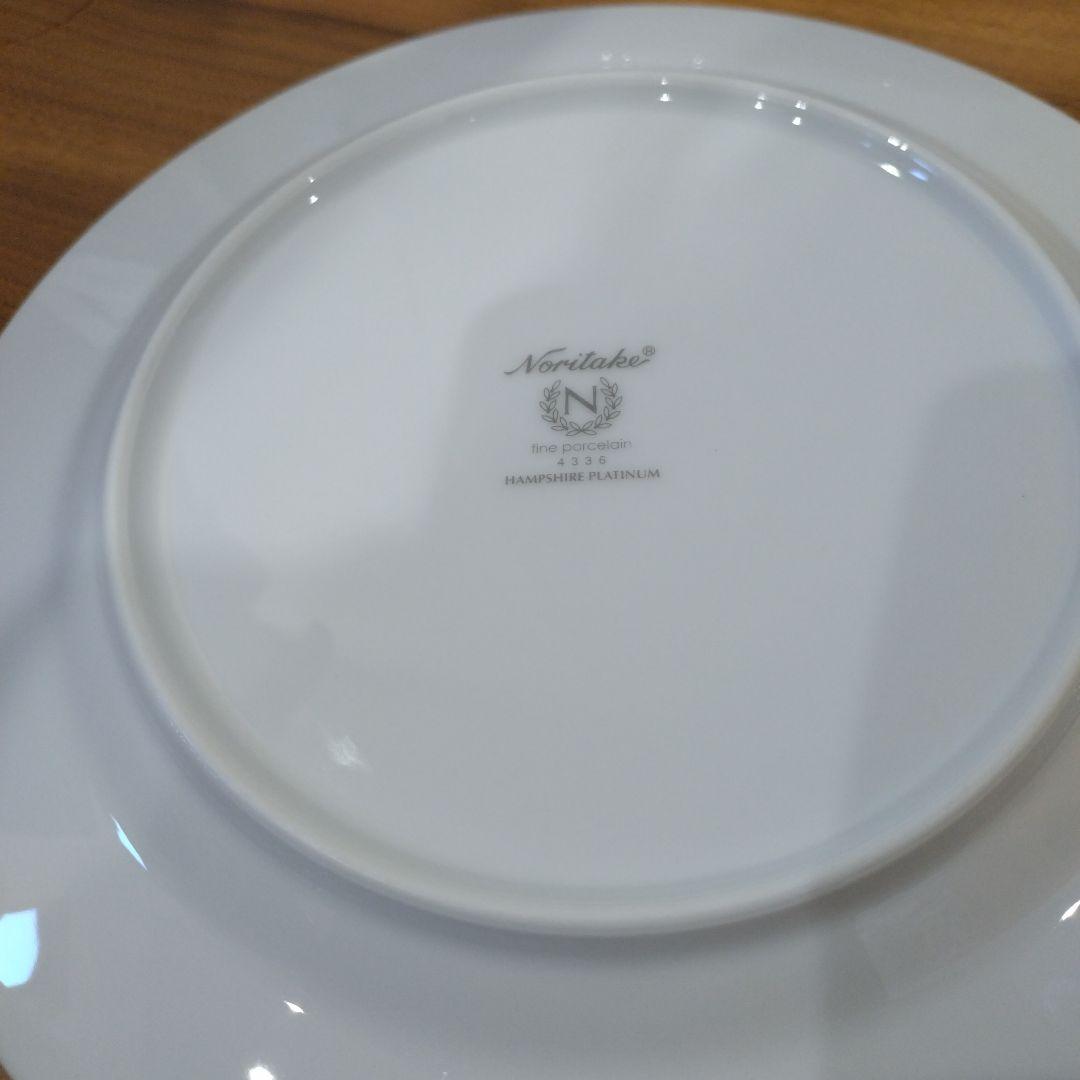 【定価6万円】美品　ノリタケ 食器 ハンプシャープラチナ20ｐｃディナーセット