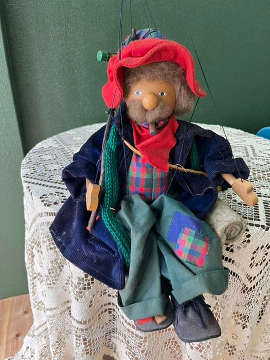 操り人形 マリオネット 人形 インテリア アンティーク ビンテージ