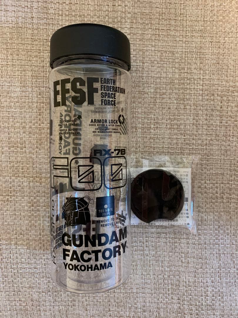 1/4より発送再開 GUNDAM FACTORY YOKOHAMA クリアボトル - メルカリ