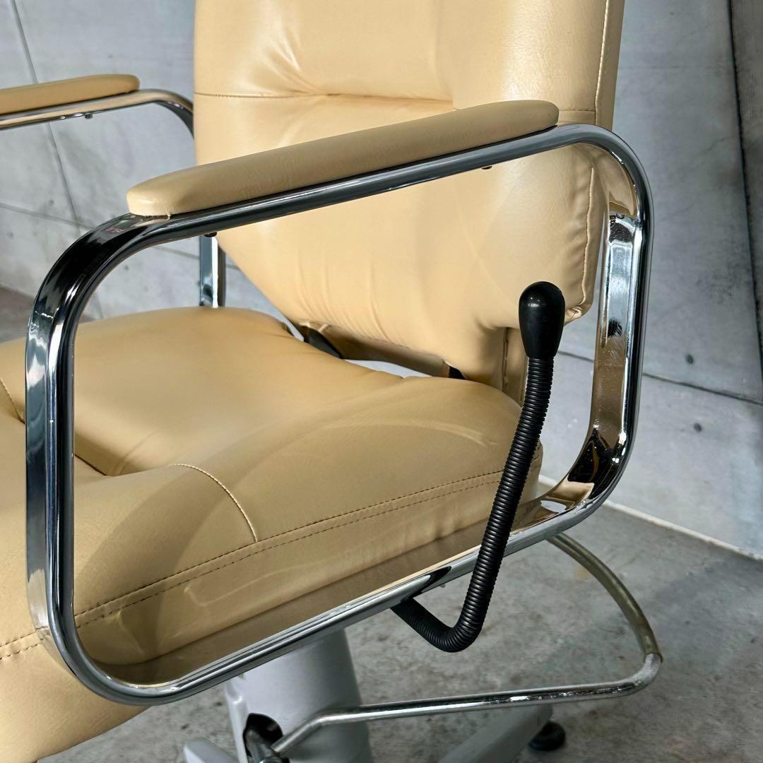 ✿アトリエワールド製✿ヴィンテージ調 サロンチェア レトロベージュ