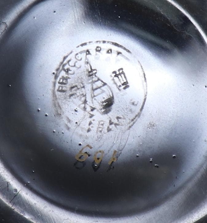 オールド・バカラ 珍品 ルイ15世 マリーレクザンスカ 24金彩多面体大型香水瓶