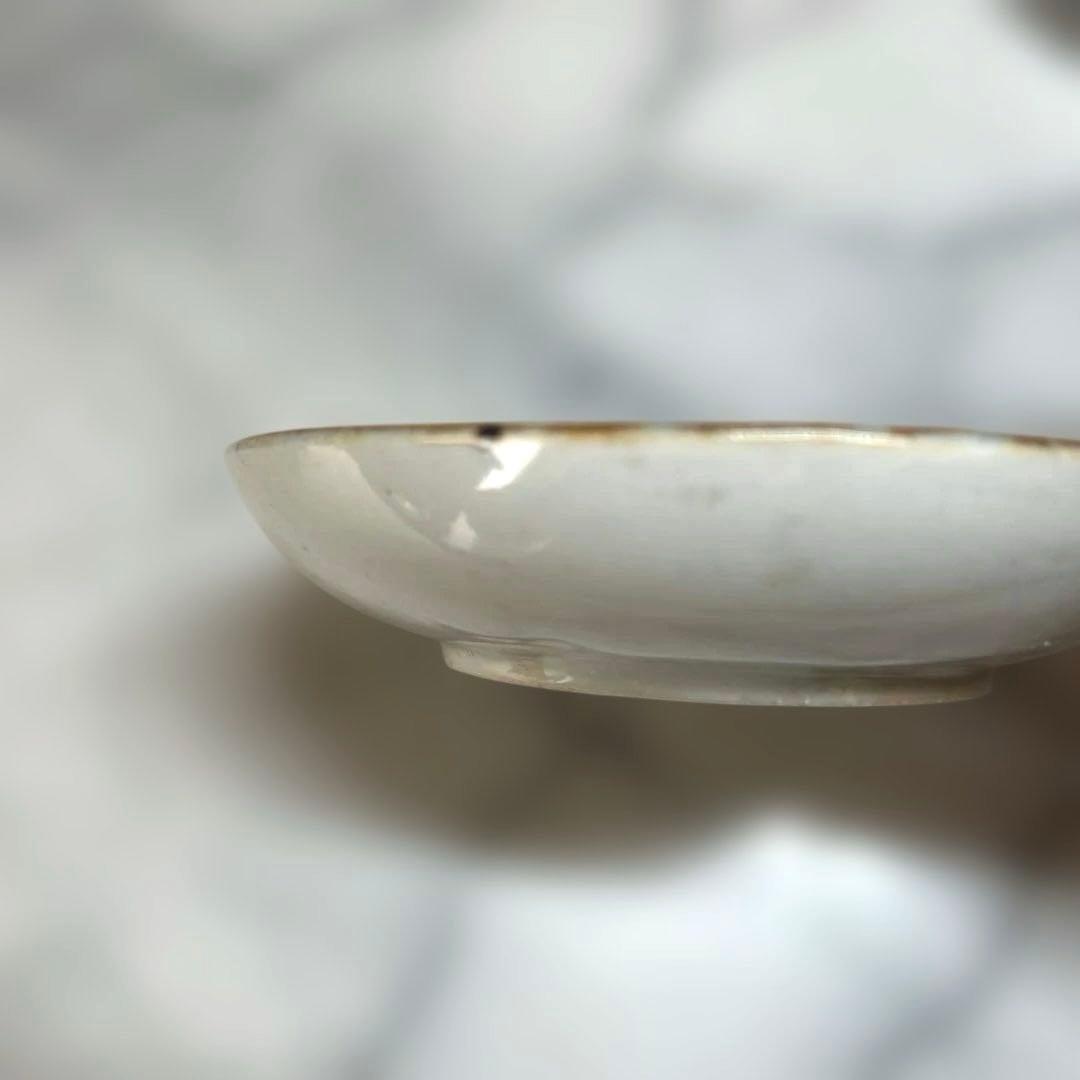 骨董 古伊万里 小皿 山仁製 サーカス象 図変わり印判 エラー 明治大正