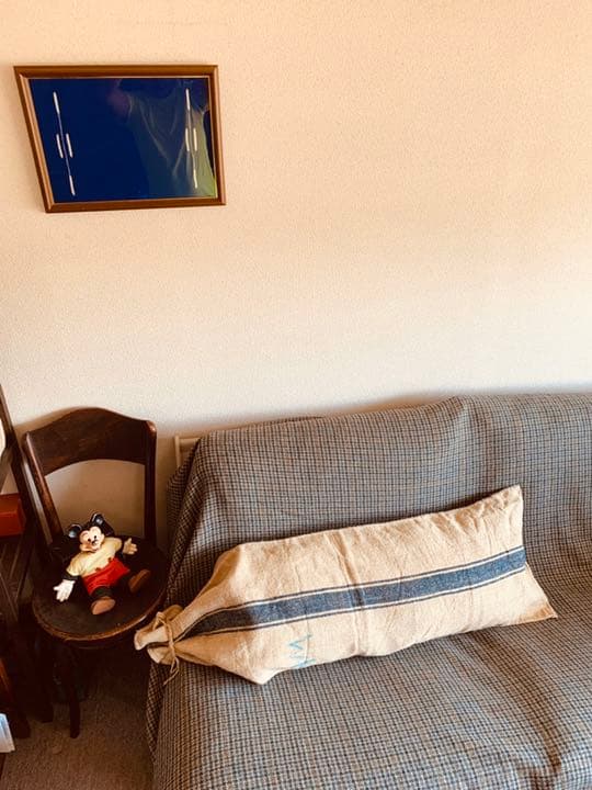 クッションカバー Cushion Cover navy line