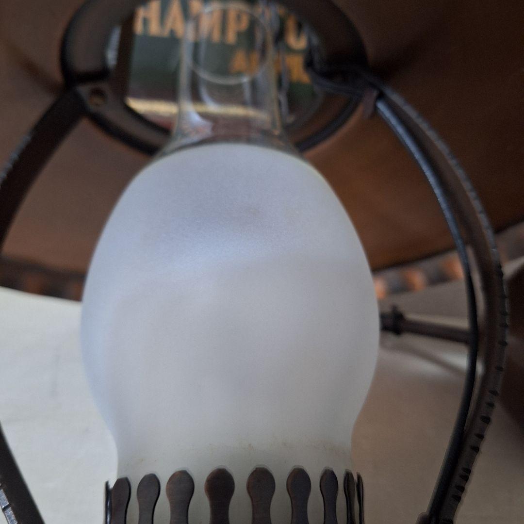 アンティーク調 オイルランプ型 ペンダントライト（ブロンズ）吊り下げ