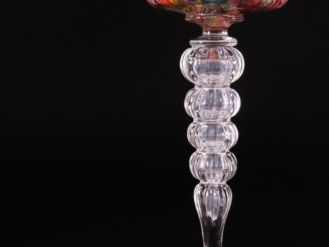 吹きガラス ワイングラス 民藝/茶碗/江波冨士子/黒木国昭/藤田喬平/舩木倭帆