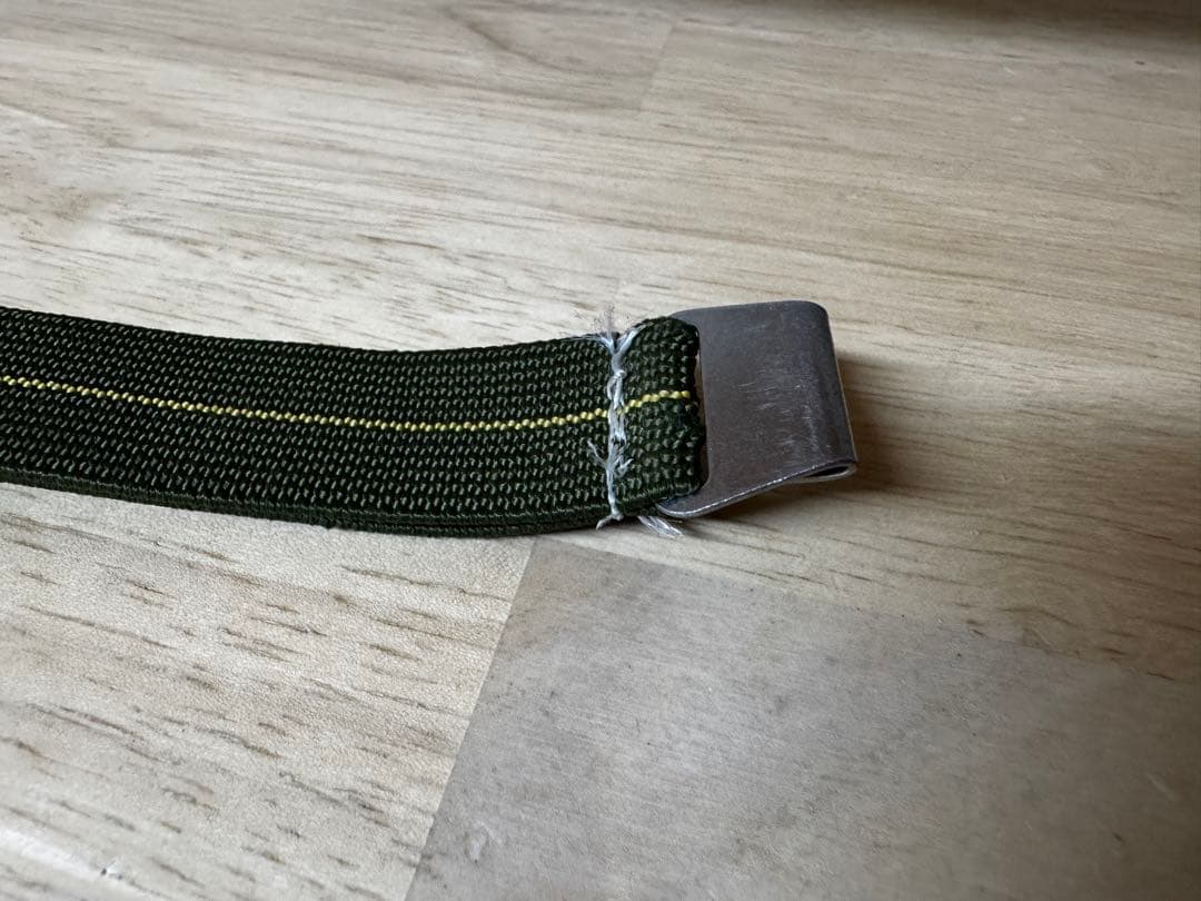 ヴィンテージ フランス軍 パラシュートストラップ 時計 ベルト デッドストック