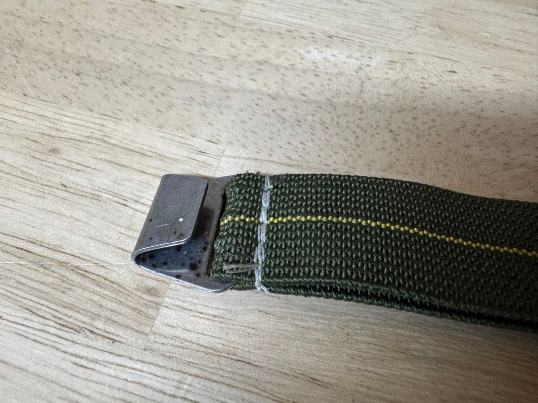 ヴィンテージ フランス軍 パラシュートストラップ 時計 ベルト デッドストック