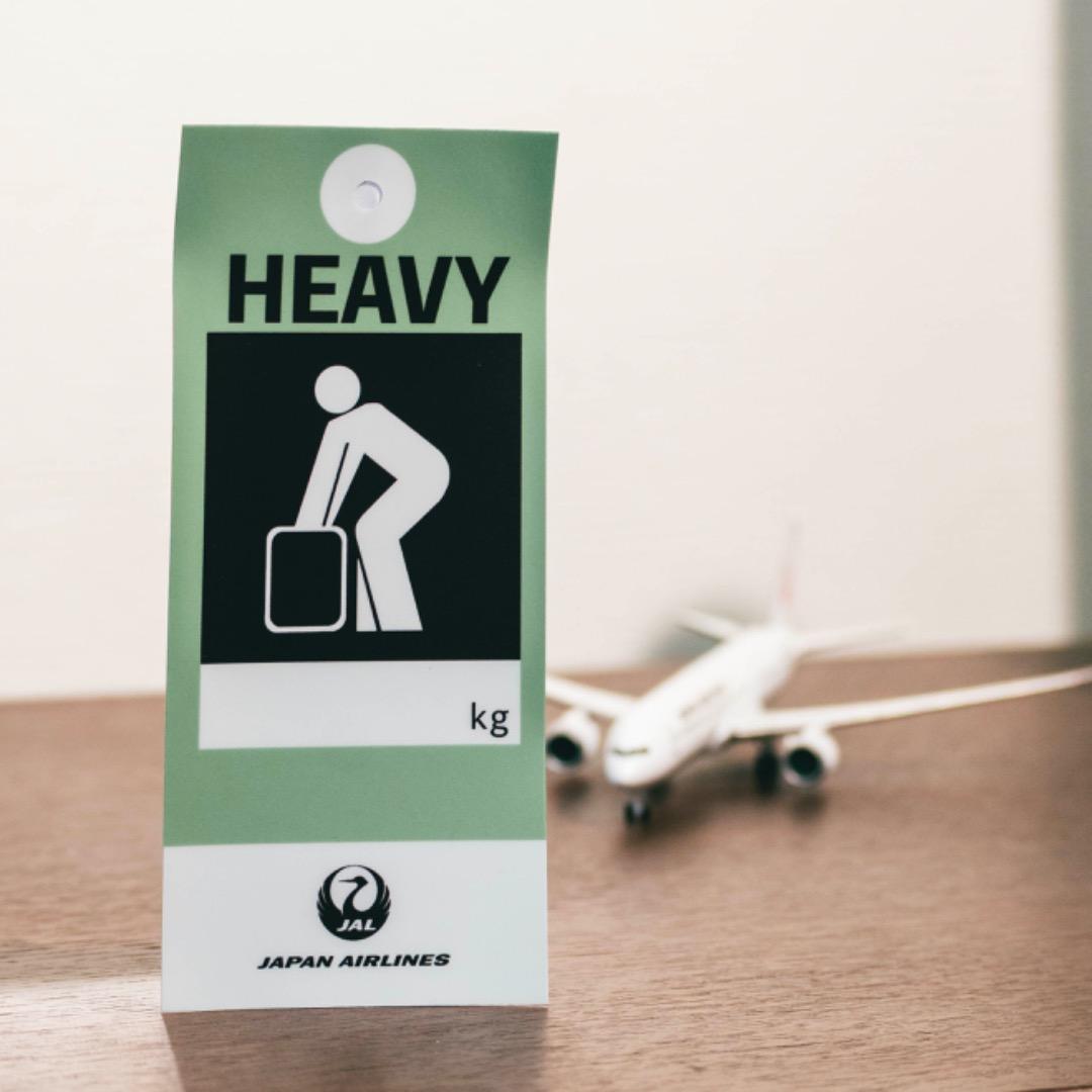 JAL 日本航空 HEAVYタグ風 ステッカー 13cm 航空グッズ 非売品 - メルカリ