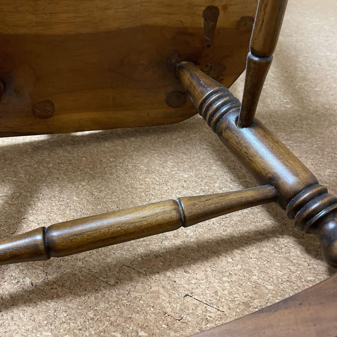 [レアサイズ] 子供用 アンティーク調 ロッキングチェア ビンテージ家具