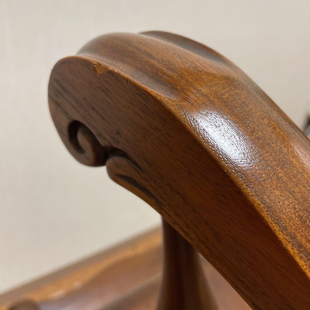 [レアサイズ] 子供用 アンティーク調 ロッキングチェア ビンテージ家具