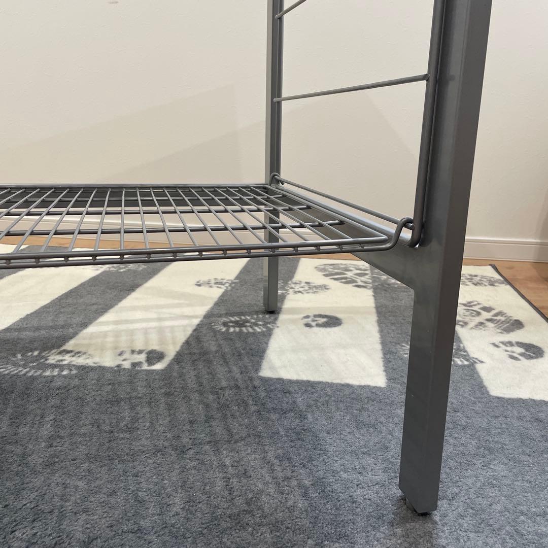 IKEA UDDEN ステンレス製2段キッチンラック