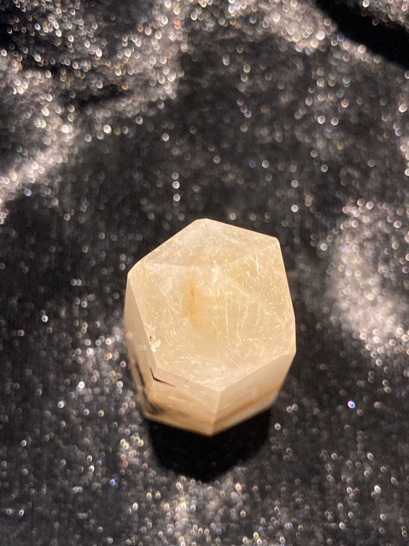 太陽ルチルクォーツ ポイント 天然石 パワーストーン 財運 金運