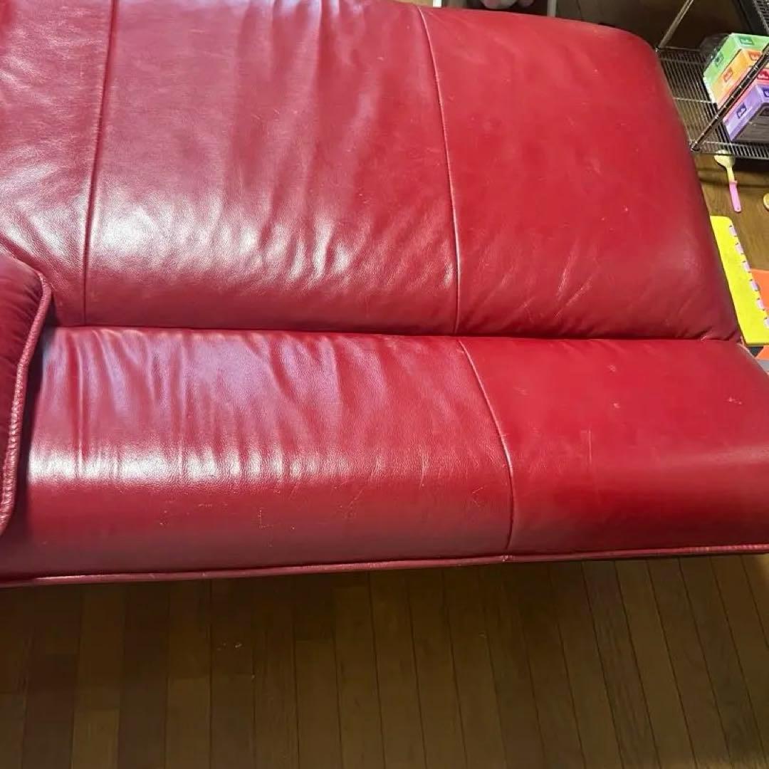 ニトリ　革張り　レザー　Ｌ字ソファー　ゾロ　コーナーソファー　カウチソファー