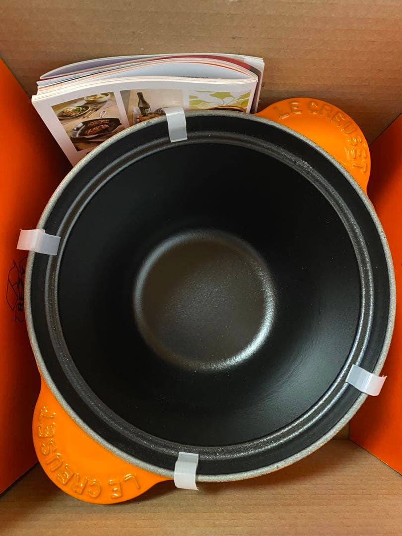 【新品未使用品】LE CREUSET ココットエブリィ18 オレンジ
