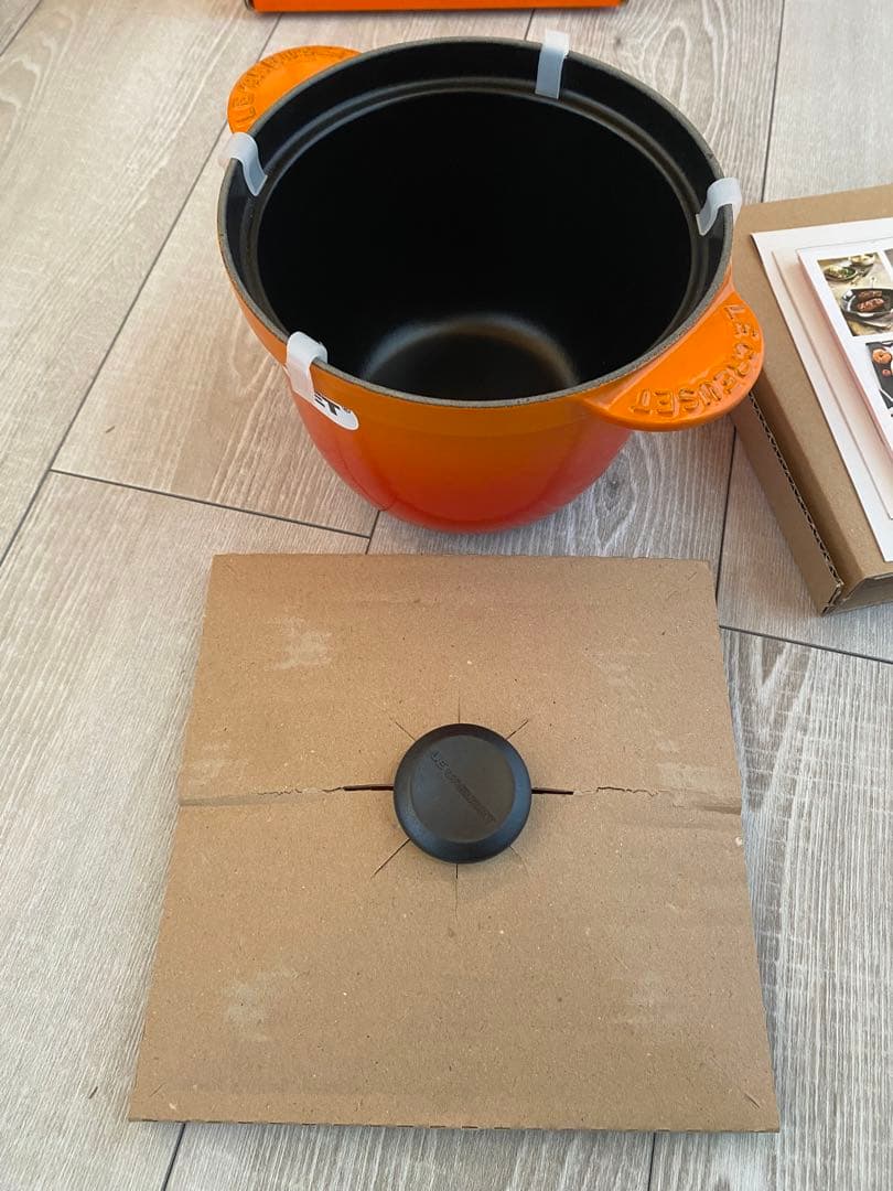 【新品未使用品】LE CREUSET ココットエブリィ18 オレンジ