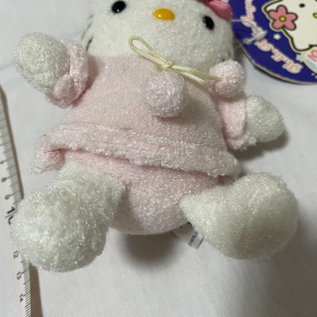 2001年製 ハローキティ ピンク 天使 エンジェル マスコット 花の髪飾り