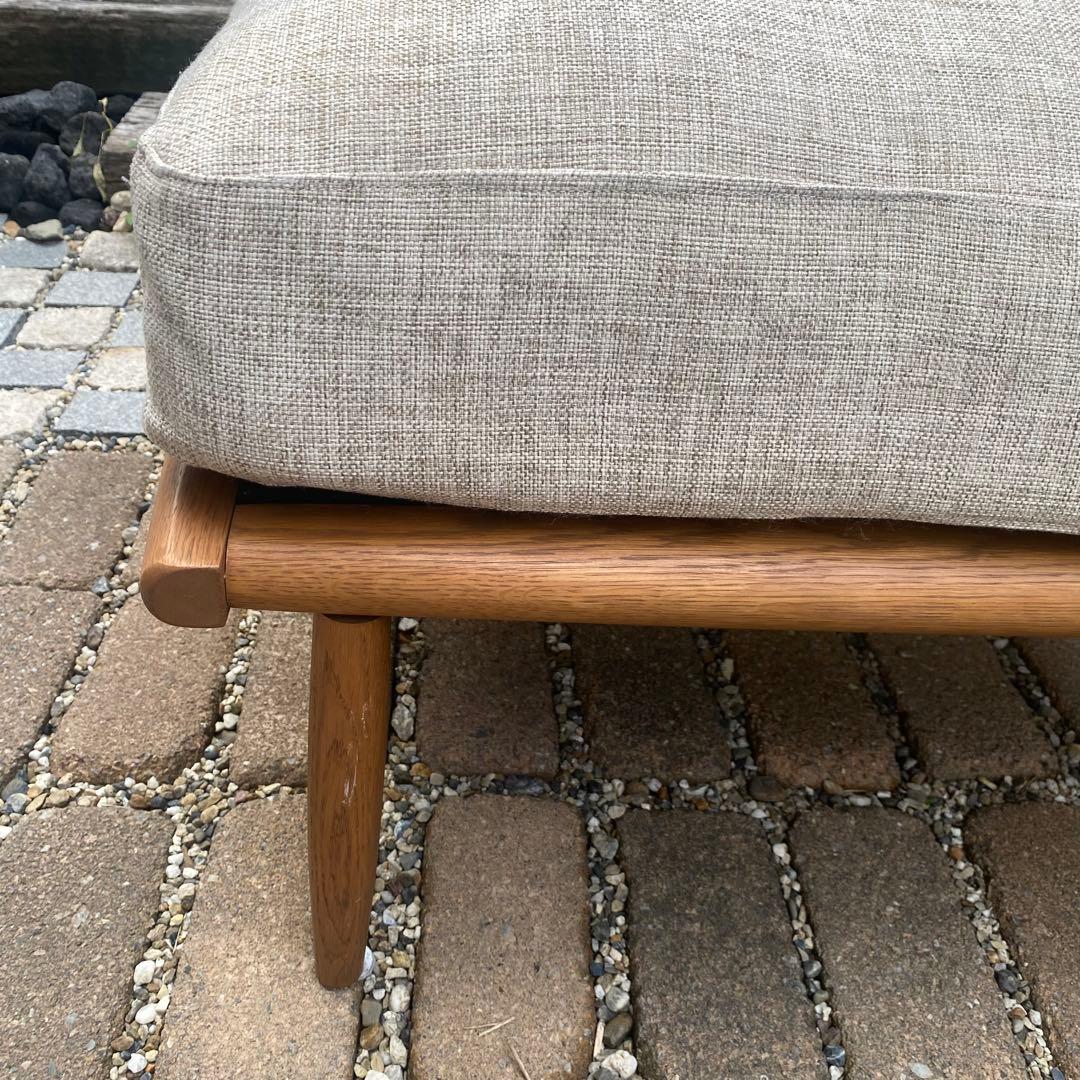 モモナチュラル　クラウドソファ　1p オットマンセット　購入条件付