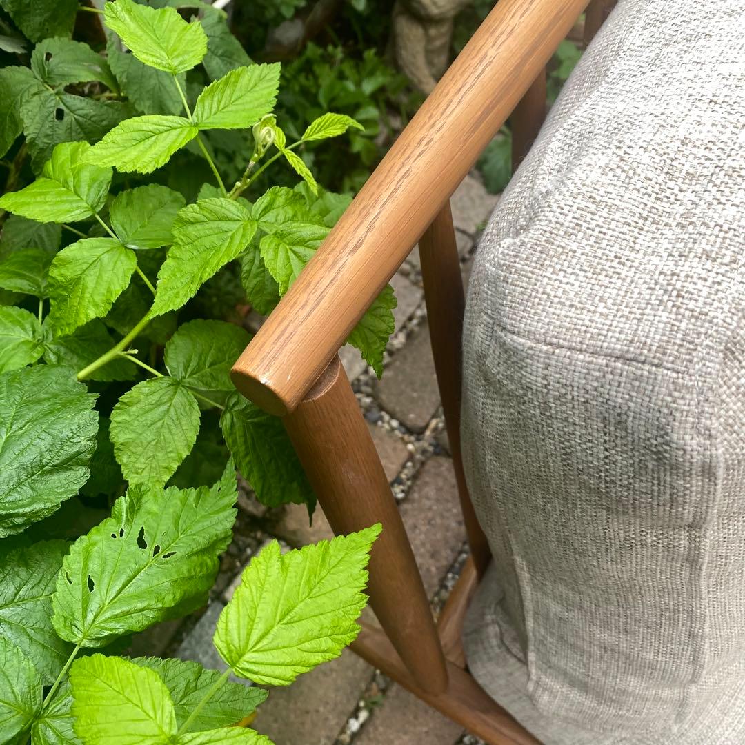 モモナチュラル　クラウドソファ　1p オットマンセット　購入条件付