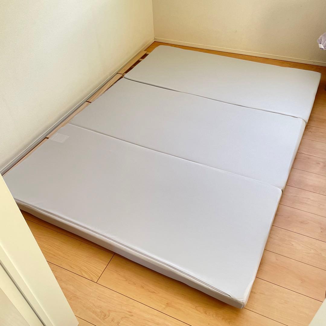 （引取り限定）マットレス すのこ 敷布団 ボックスシーツ セット【ダブルサイズ】