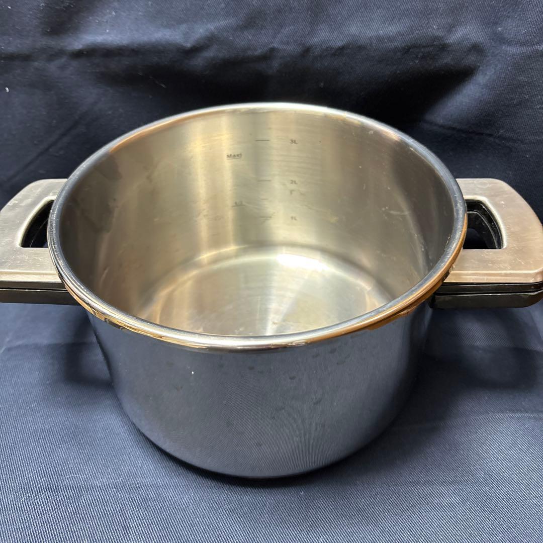 MEYERステンレス圧力鍋 安全ロック機能付き4.0L