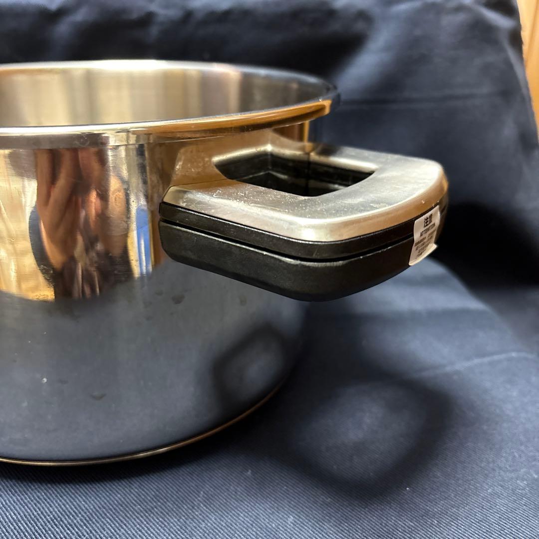 MEYERステンレス圧力鍋 安全ロック機能付き4.0L