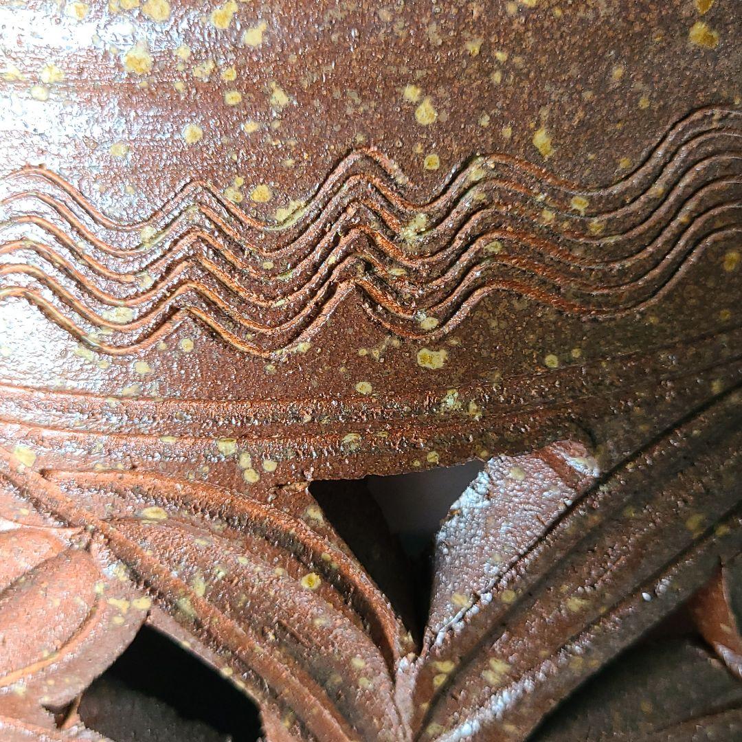 信楽焼傘立て  唐草大壷  高さ５４cm