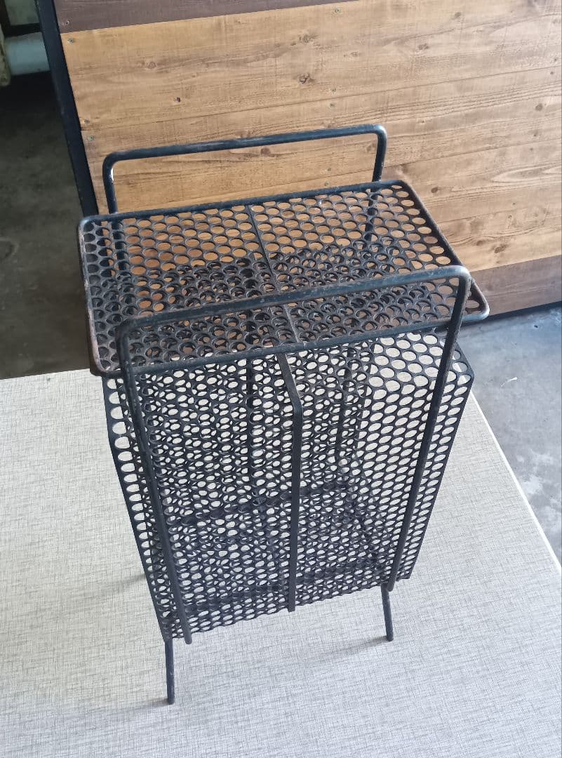 50s USA ビンテージ スチール製 マガジンラック ミッドセンチュリー