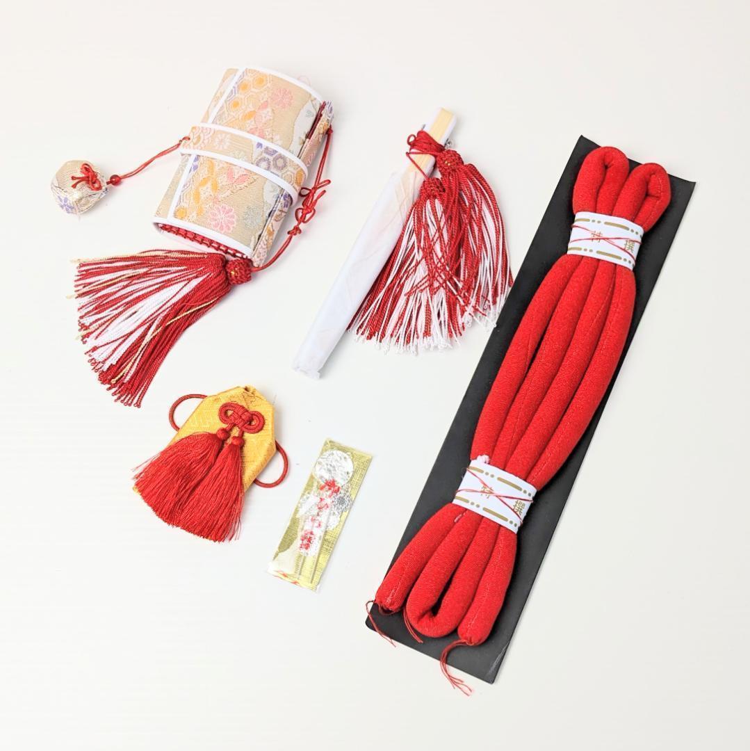 七五三 7歳 四つ身用 作り帯 筥迫セット 白