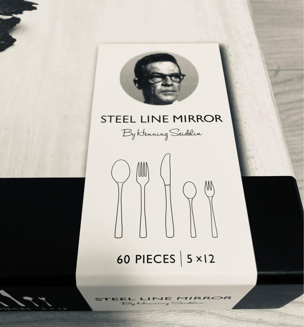 【新品】GENSE ゲンセ Steel Line カトラリーセット 60点入り