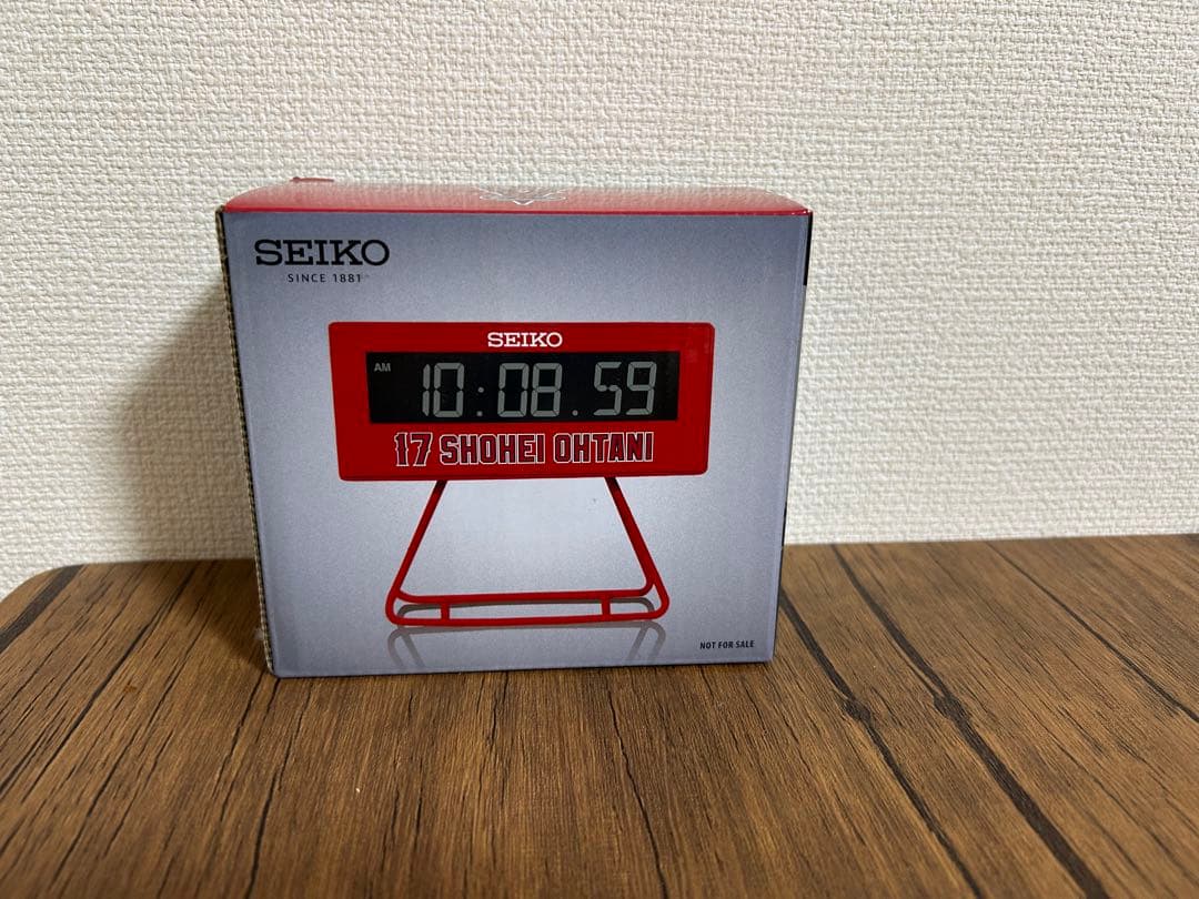 非売品【新品☆未使用】大谷翔平 SEIKO デジタルクロック - メルカリ