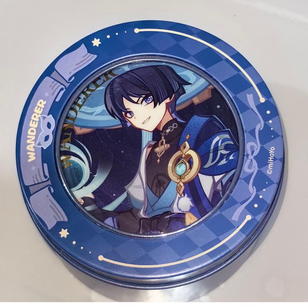 原神 Fes 放浪者 童夢奇珍フィギュア アクリルマグネットマシュマロ缶