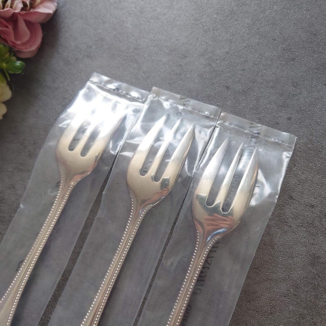 クリストフル パール ケーキフォーク 未開封 3点