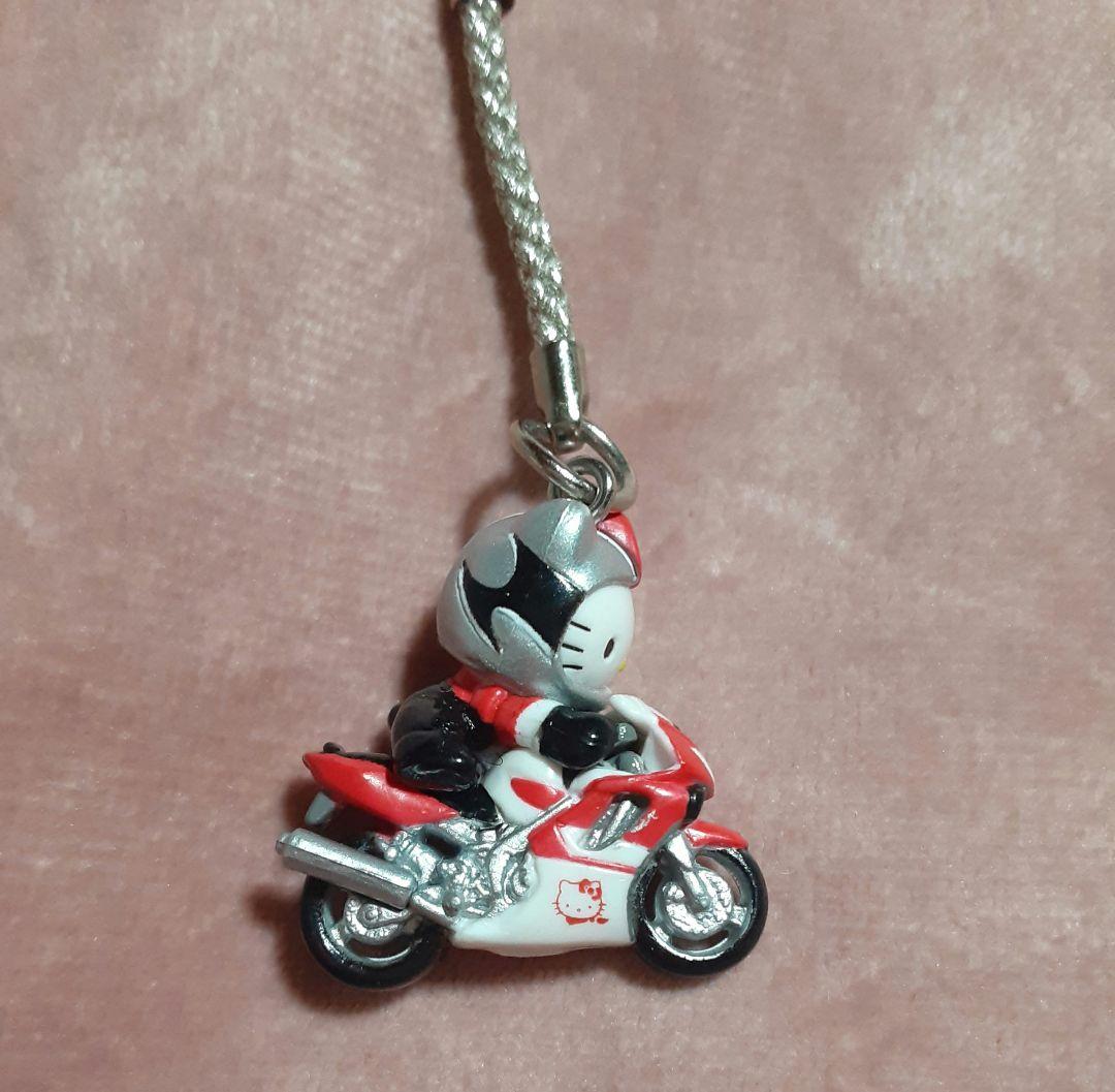 HelloKitty レーシング バイク レア 根付け ストラップサンリオ