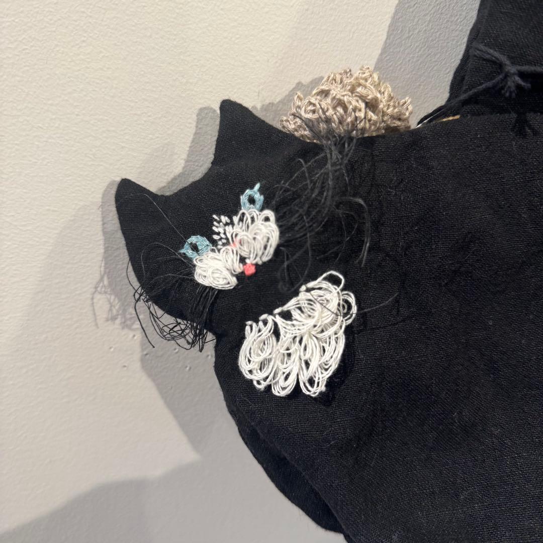 ma chére marge 無藤美香 くつろぎネコのトートバッグ - メルカリ