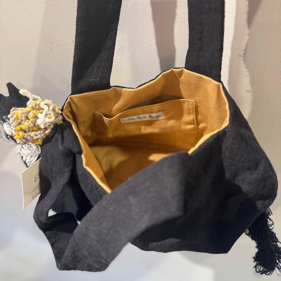 ma chére marge 無藤美香 くつろぎネコのトートバッグ - メルカリ