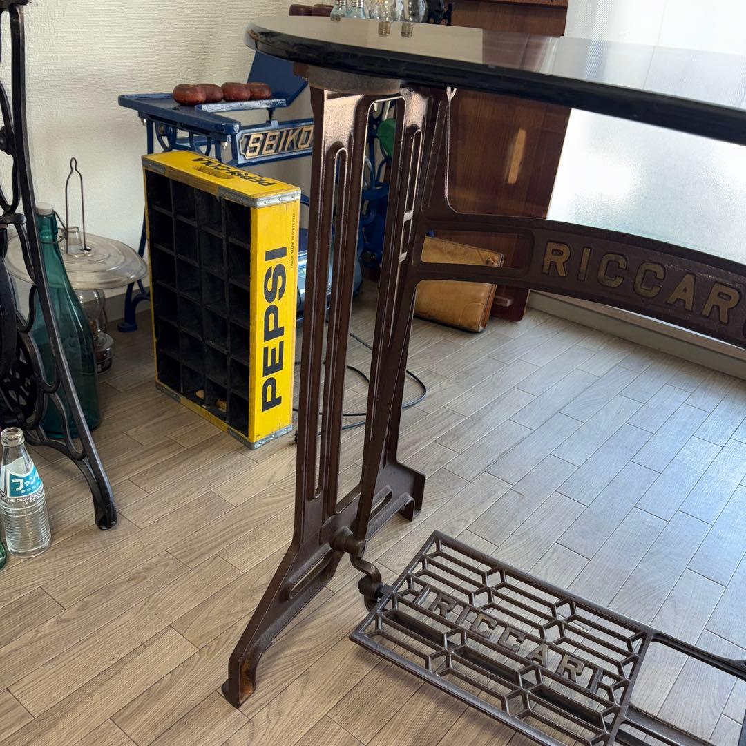 リッカー　足踏みミシン　脚のみ 昭和レトロ　アンティーク　引取り限定