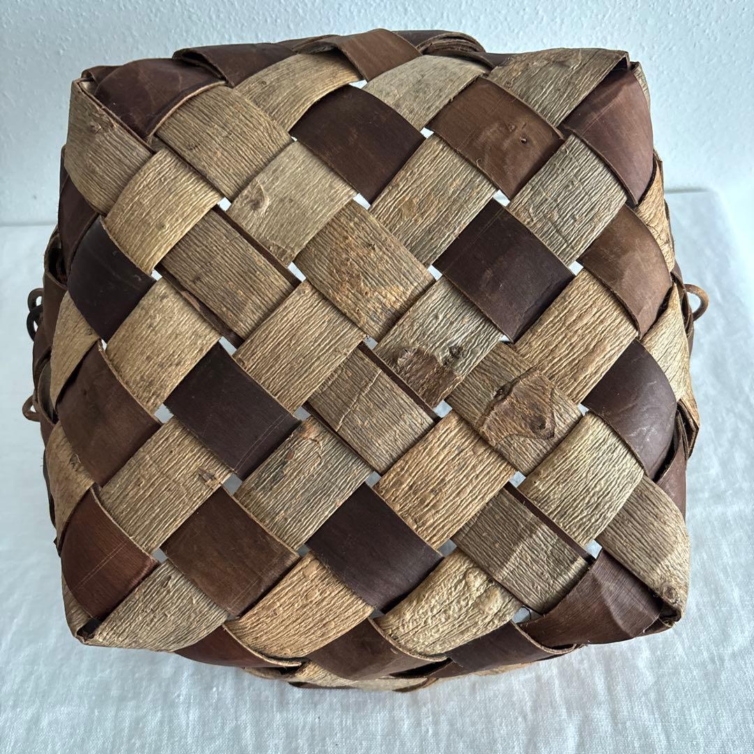 松岡えりこさん　かご　くるみ　限定値下げ中