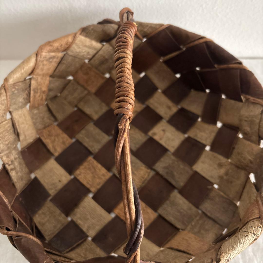 松岡えりこさん　かご　くるみ　限定値下げ中