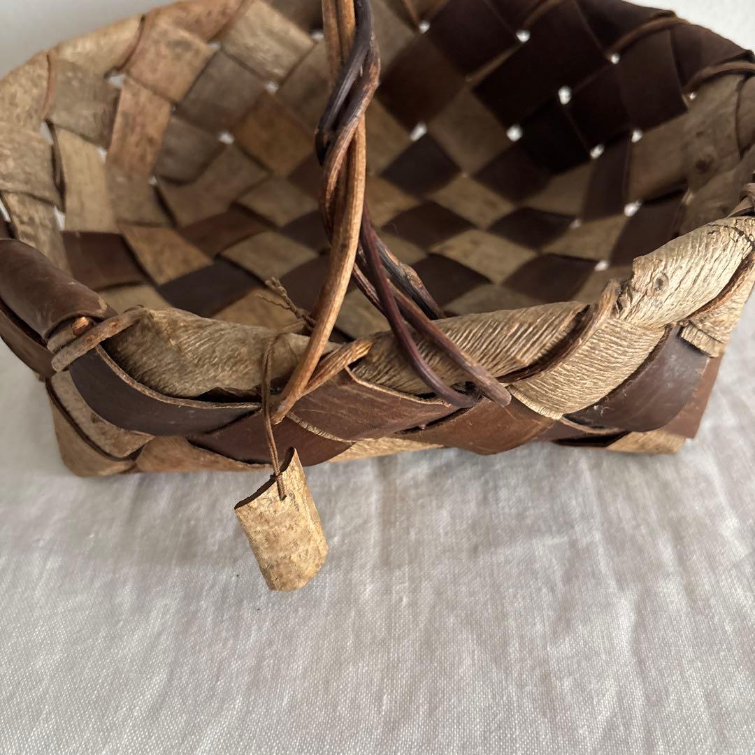 松岡えりこさん　かご　くるみ　限定値下げ中