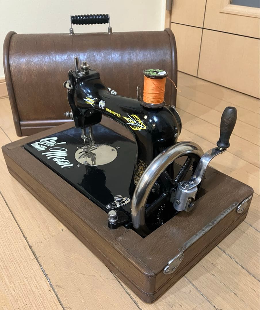LEADチェーンステッチ・ミシン☆整備・調整機☆実働単環ミシン☆昭和