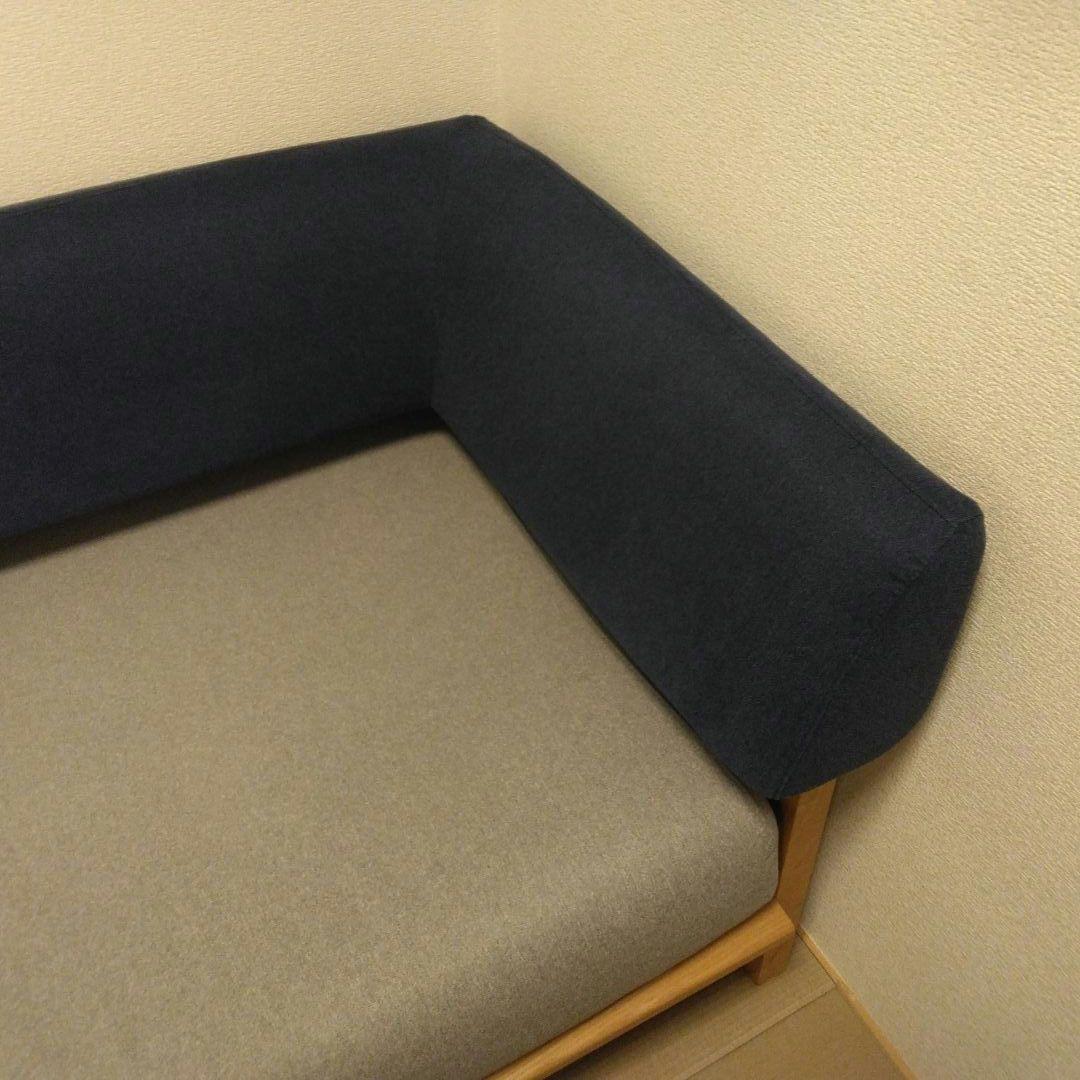 SIEVE ２人掛けソファ (ネイビー グレー)