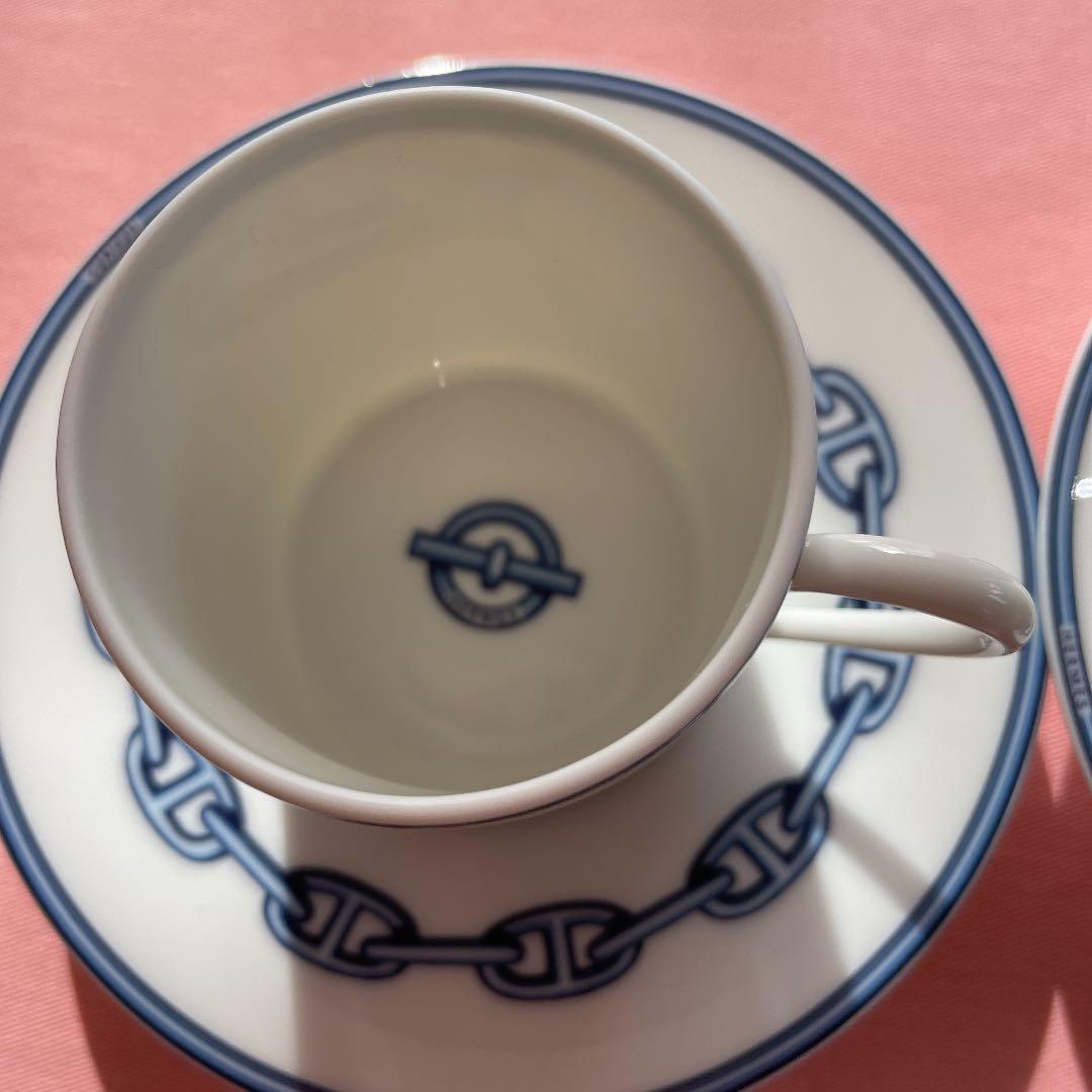 エルメス　シェーヌダンクル　カップ&ソーサ