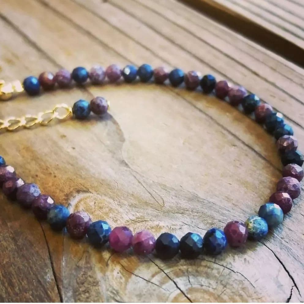 ルビー＆サファイアのブレスレット