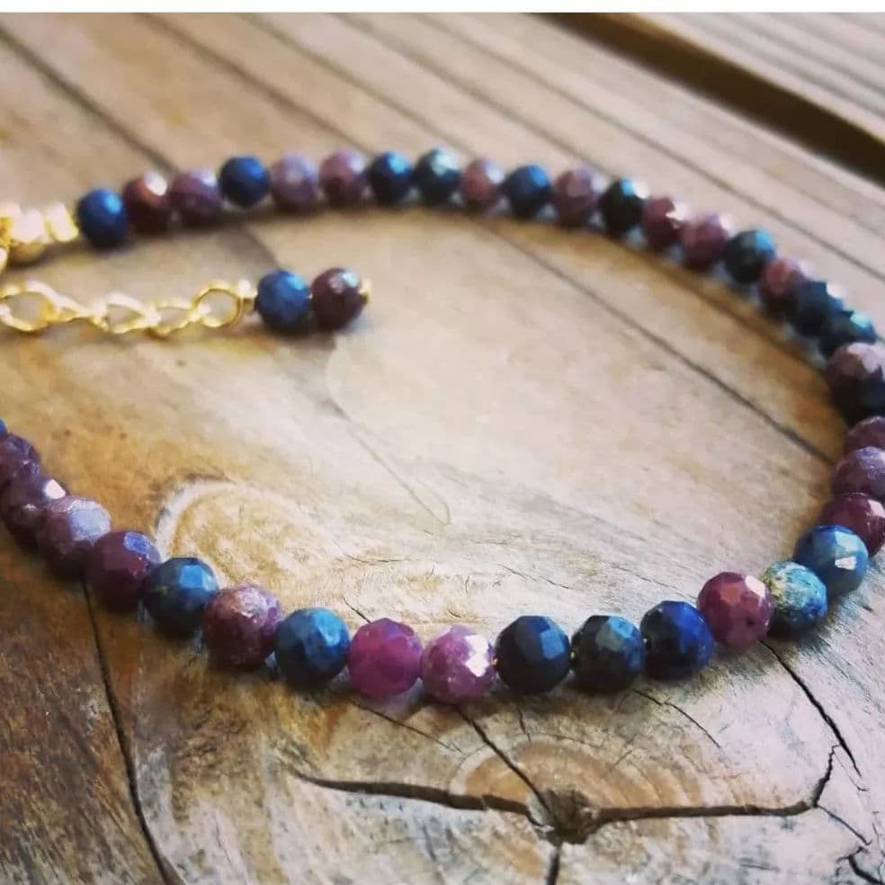 ルビー＆サファイアのブレスレット