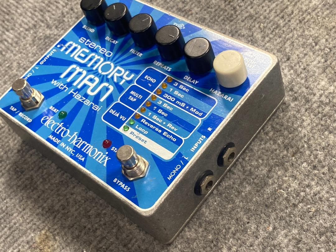 ELECTRO HARMONIX STEREO MEMORY MAN リバーブ