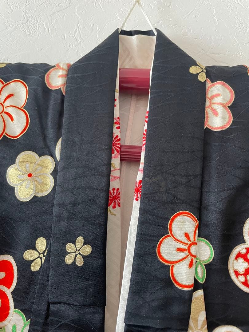 七五三　小さめ7歳さん　6歳さん　お着物セット　大寸作り帯