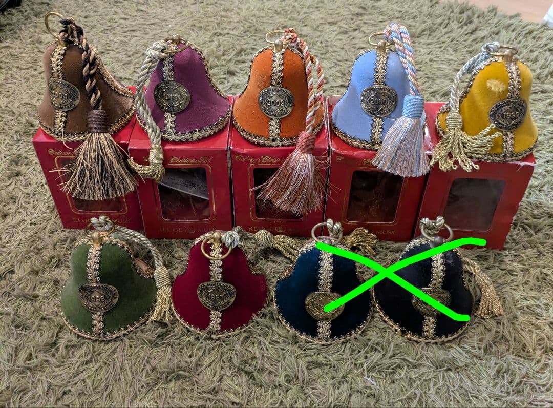 REUGE リュージュ スイス製 オルゴール ベル 7個 セット